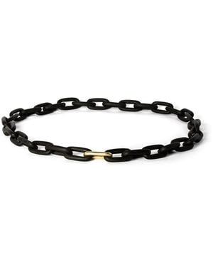 Parts Of 4 Charm Chain Choker Necklace - White