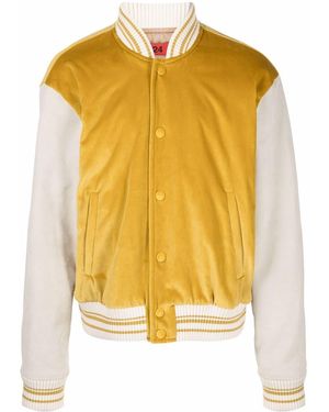 424 Two-Tone Bomber Jacket - Yellow