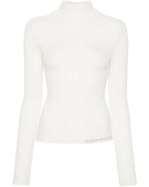 CORDOVA Baselayer Mit Jacquard-Logo - Weiß
