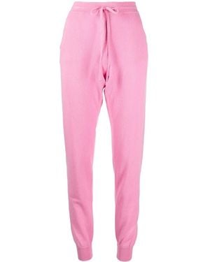 Teddy Cashmere Milano Cashmere Track Trousers - Pink