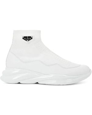 Philipp Plein Sock Sneakers - White