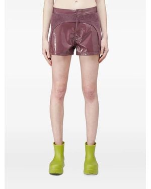 Maisie Wilen Panel Shorts - Red