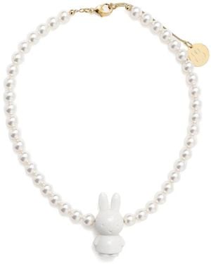 Andres Gallardo X Miffy Faux-Pearl Necklace - White