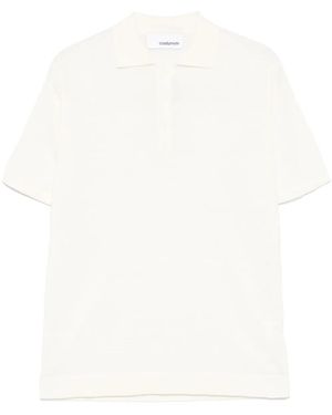 Costumein カッタウェイカラー ポロシャツ - ホワイト