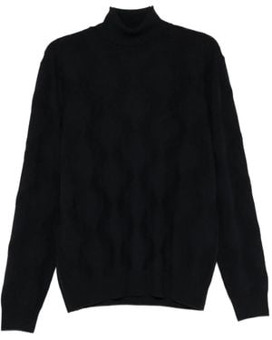 Corneliani Pull À Col Roulé - Noir