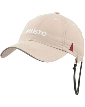 Musto Essential Logo-Embroidered Retainer-Cord Cap - White