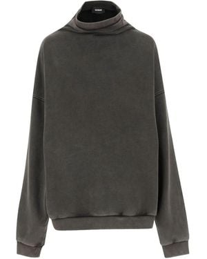 we11done Sudadera con cuello alto - Gris