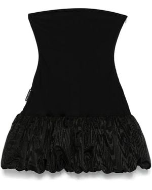 Marine Serre Moire Mini Dress - Black