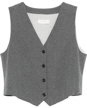 Circolo 1901 Buttoned Waistcoat - Gray