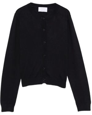Daniele Fiesoli Fine-Knit Button-Up Cardigan - Black