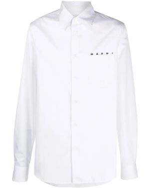 Marni Logo Shirt - White