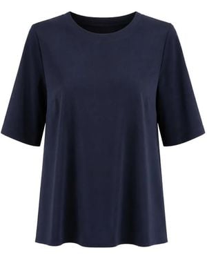Vicario Cinque Round-Neck Short-Sleeve T-Shirt - Blue
