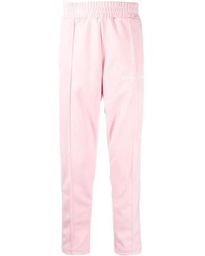 Palm Angels Logo-Print Track Trousers - Pink