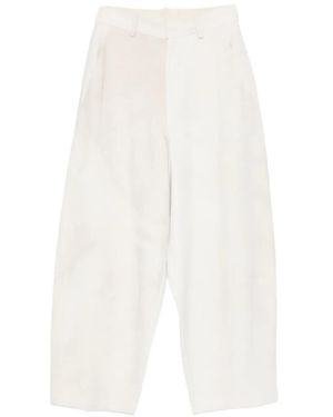 Alysi Tapered Trousers - White