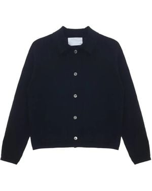 CUDDLEUP Cardigan À Col Polo - Bleu