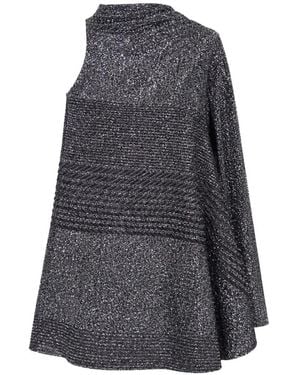 Missoni Sequin-Embroidered Asymmetric Dress - Grey