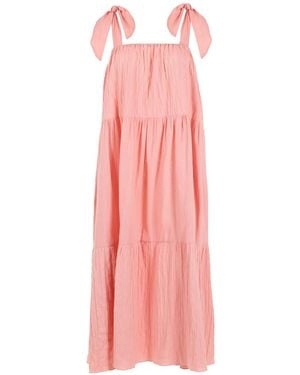 Clube Bossa Peggy Cotton Midi Dress - Pink