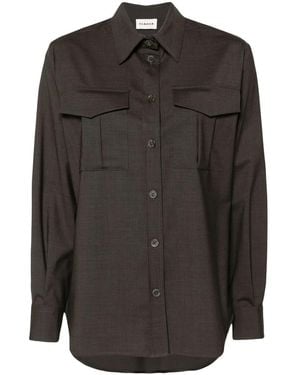 P.A.R.O.S.H. Camicia A Maniche Lunghe - Nero