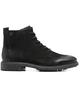 Bugatti Square-Toe Ankle Boots - Black
