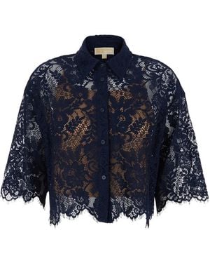 MICHAEL Michael Kors Lace Shirt - Blue