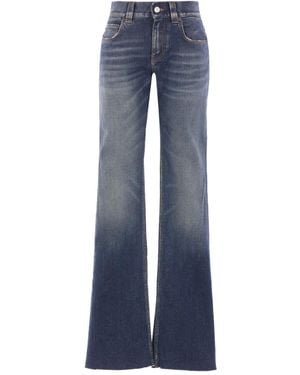 Balenciaga Jean À Bords Francs - Blue