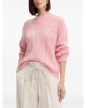 Twinset Cable-Knit Jumper - Pink