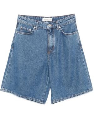 Marc O' Polo Faded Denim Shorts - Blue