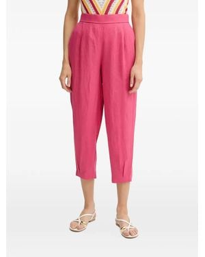 Benetton Hose Mit Elastischem Bund - Pink