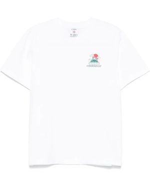 CASABLANCA オーガニックコットン Tシャツ - ホワイト