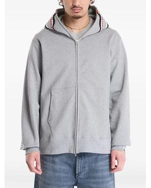 A Bathing Ape Shark Zip Hoodie - Gray