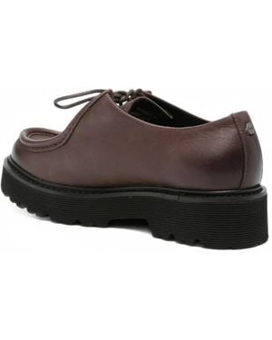 Cult Lace-Up Derby Shoes - Brown