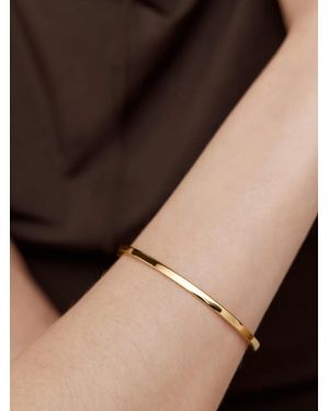 Monica Vinader Essential Bangle Bracelet - Brown