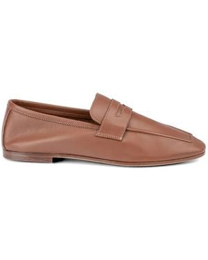 SOPHIQUE Essenziale Leather Loafers - Brown