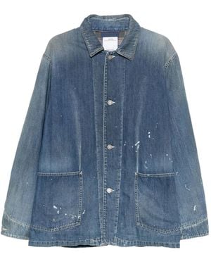Visvim Jeansmantel Mit Aufgesetzter Tasche - Blau