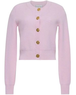 Cara Cara Ellery Floral-Button Cardigan - Pink