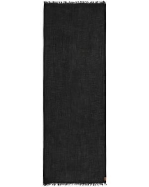 Loewe Schal Mit Fransen - Schwarz