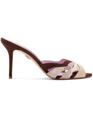 Titi Adesa Jadesola Snake-Print Sandals - Pink