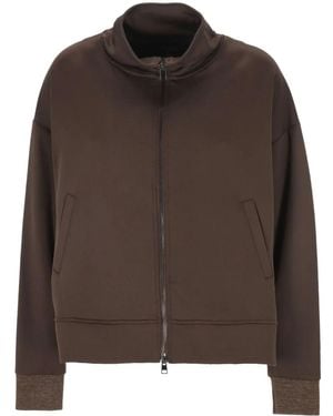 Lorena Antoniazzi Zip-Fastening Sweatshirt - Brown