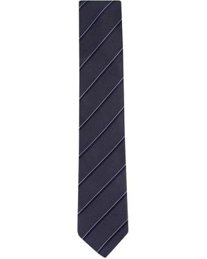 Canali Striped Tie - Blue