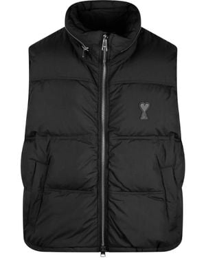 ベスト・ジレ AMI PARIS SS24 SLEEVELESS JACKET (FBV757.WV0039 001 BLACK) Ami Paris Sleeveless Jackets for Men | Lyst