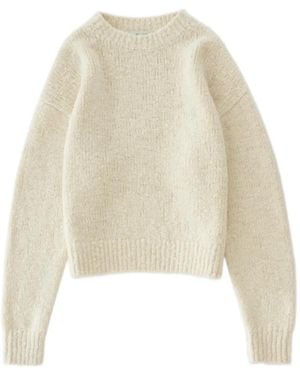 Studio Nicholson Jersey Maele De Bouclé - Blanco