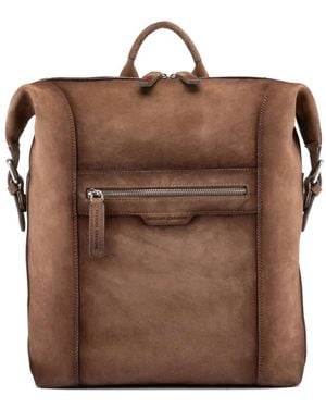 Officine Creative Sac À Dos Jules 005 En Cuir - Brown