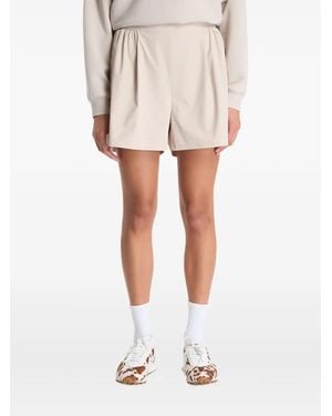 Nike 24.7 Perfectstretch Pleated Side-Slit Shorts - White