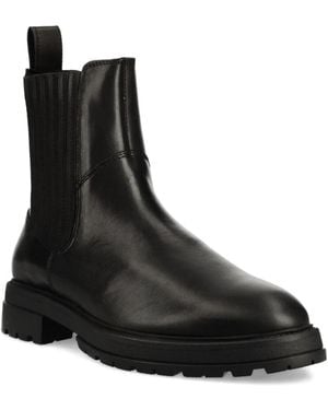Vagabond Shoemakers Elastic-Panel Leather Boots - Black