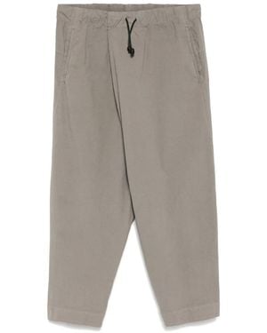 Transit Drawstring Tapered Trousers - Grey