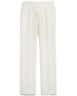 Balenciaga Pantalones Con Pinzas - Blanco