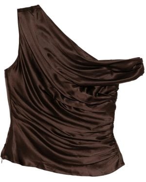 Reformation Hera Top - Brown