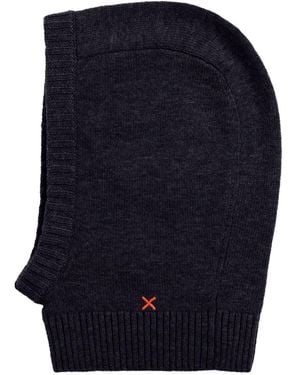 Chinti & Parker Ribbed-Trim Balaclava - Blue