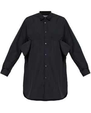 Comme des Garçons Pocket-Detail Shirt - Blue