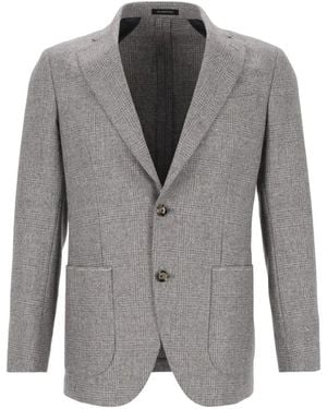 Al Duca d'Aosta Single-Breasted Blazer - Gray